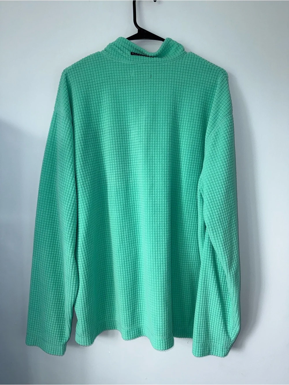 Southern Marsh Men’s Mint Green Waffle Quarter-Zip Pullover